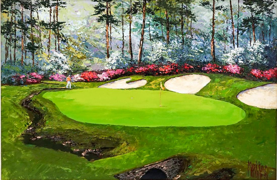 Mark King Framed Original Oil Painting (1 of 5)