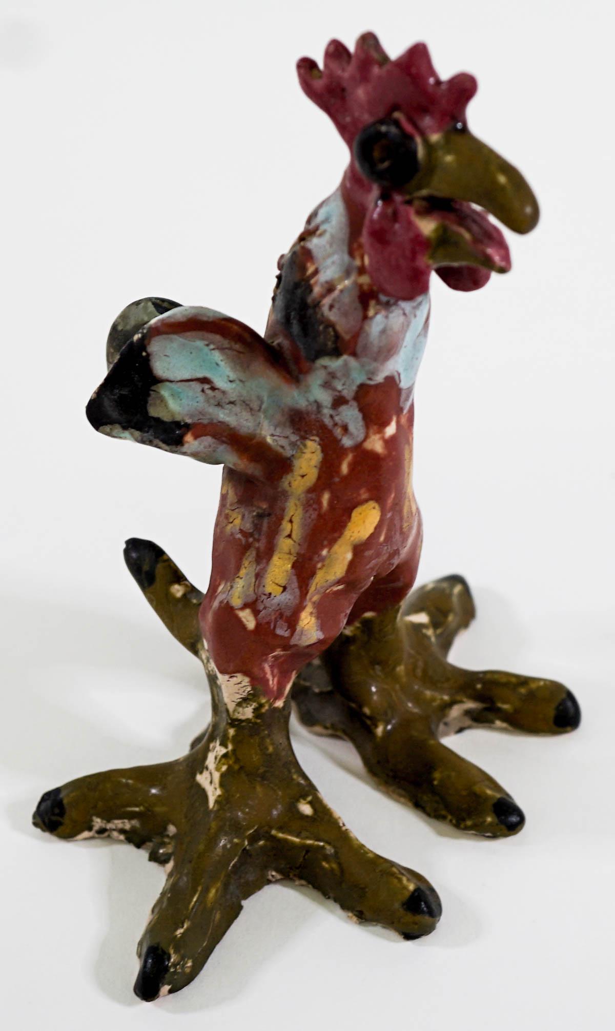 Overbeck Pottery Rooster Figure (1 of 8)