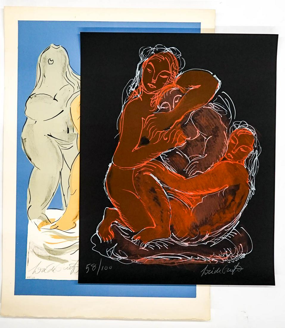 (2) Jose De Creeft (1884 - 1982) S/N Lithographs (1 of 3)