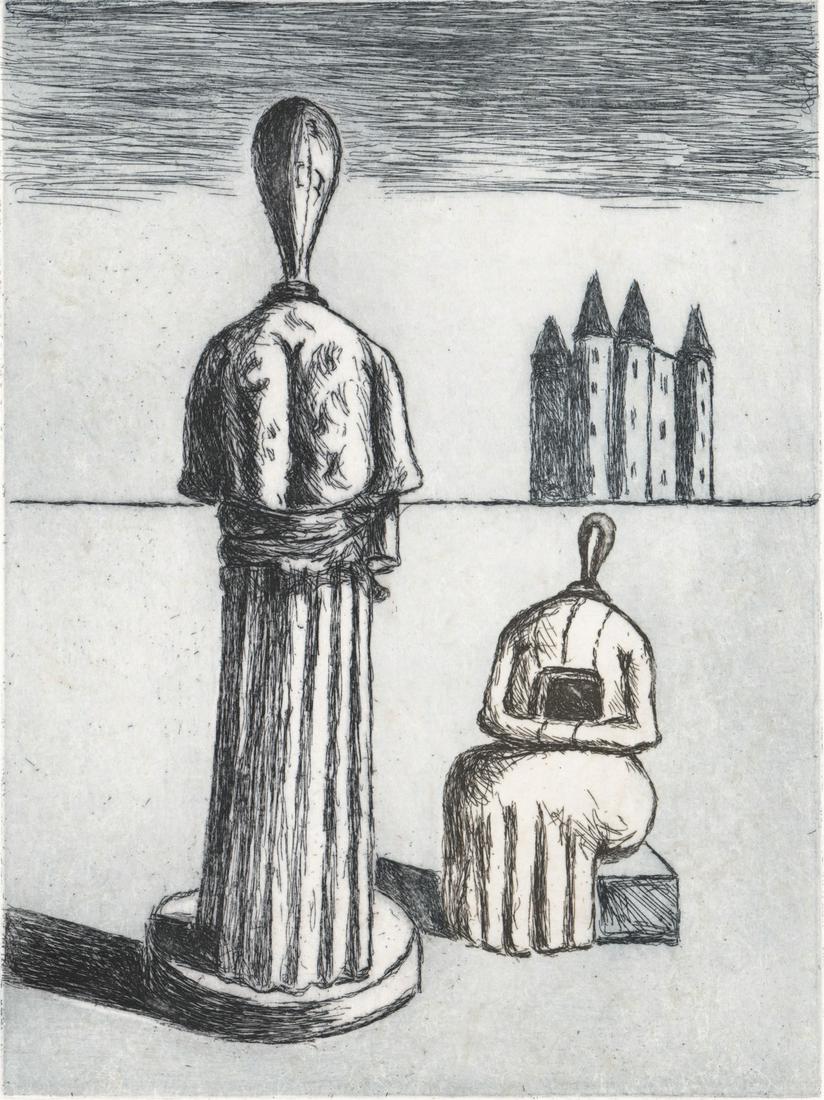 Giorgio De Chirico [Dualite] Copper Etching (1 of 5)
