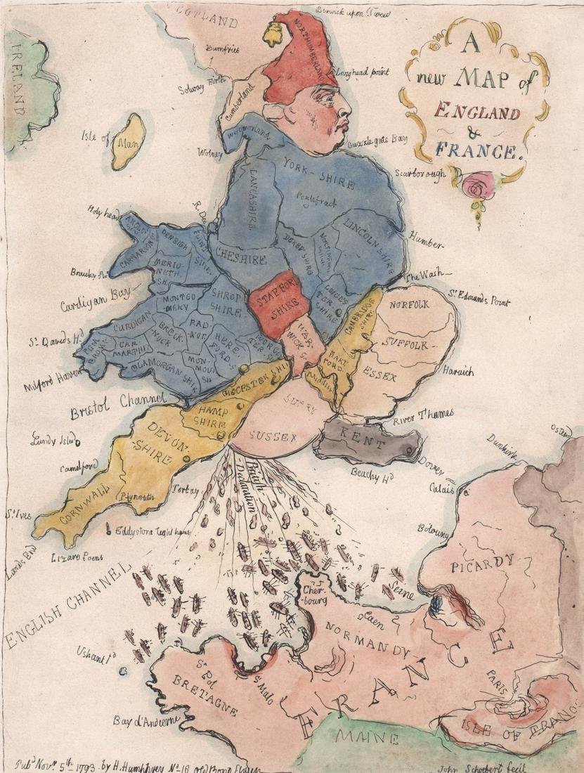 The French Invasion or John Bull Antique Etching (1 of 4)