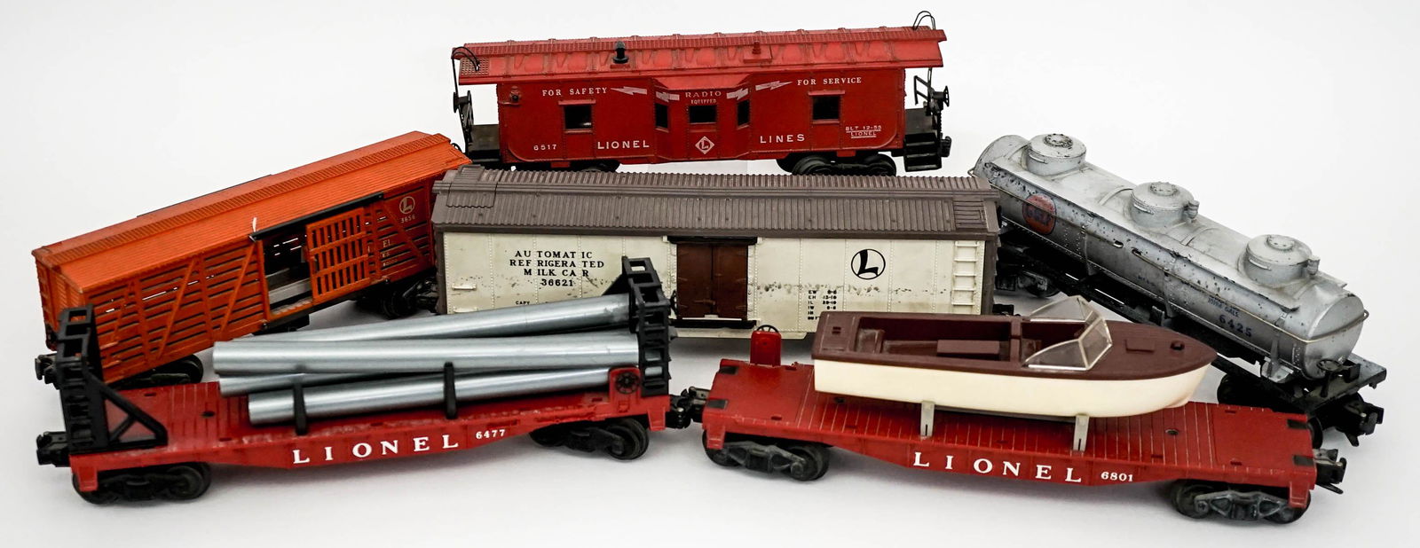 Lionel Trains (6) Rail Cars (1 of 7)