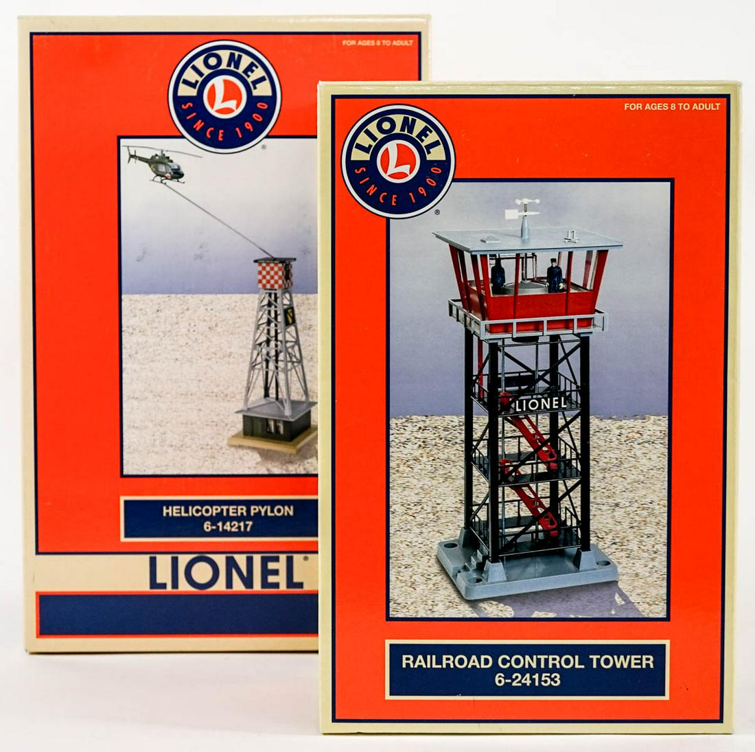 Lionel Heli Pylon / Control Tower Sets MIB (1 of 5)