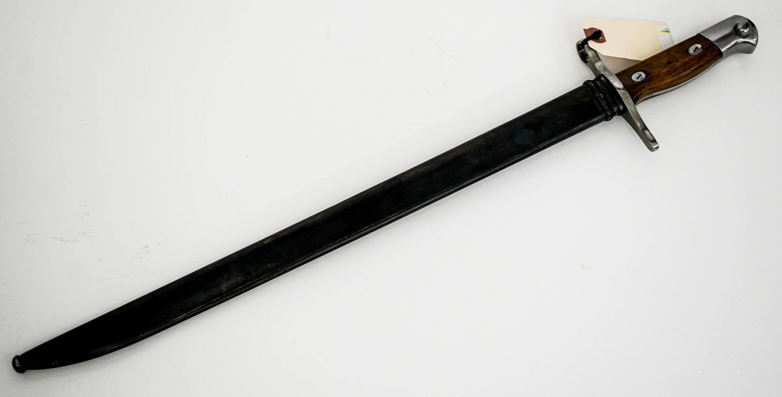 Japanese Nagoya Bayonet: Japanese Nagoya Bayonet. Measures 20.75 inches. If lot is absent of a condition report one may be requested via email. Condition report is provided as an opinion only and is no guarantee as grading ca
