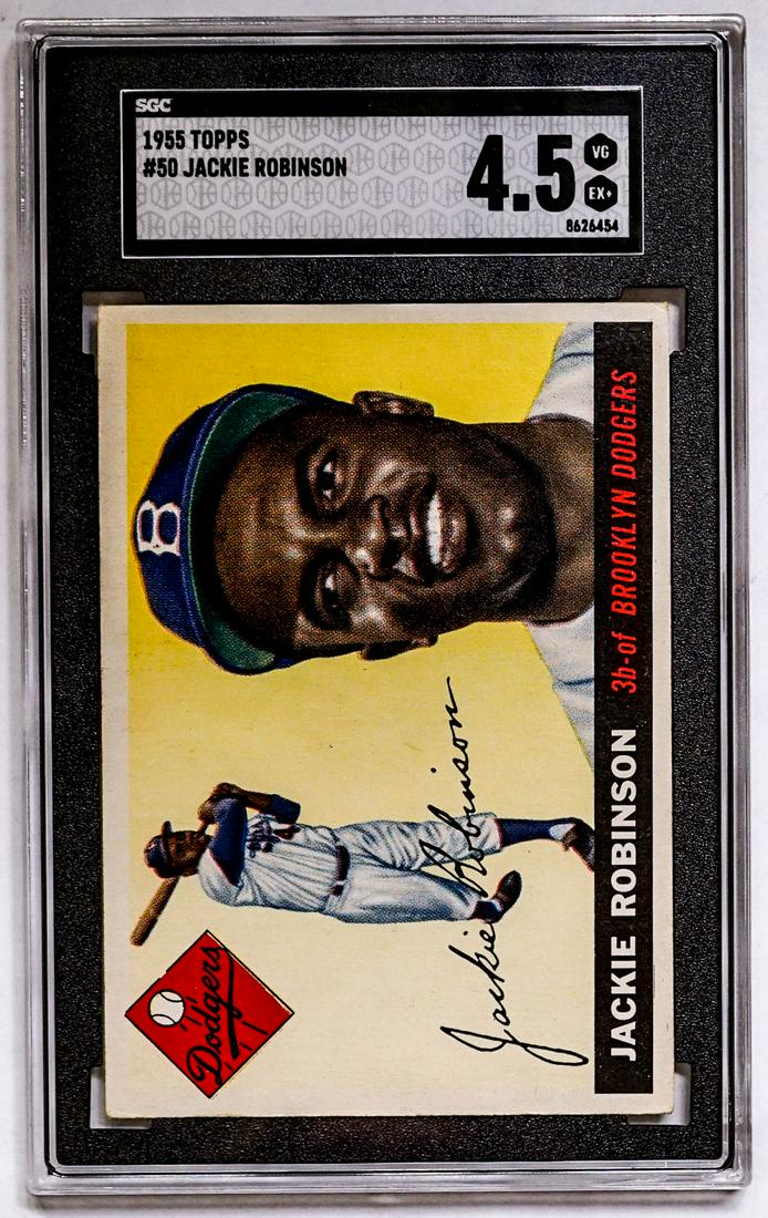 1955 Topps Jackie Robinson SGC 4 Bright/Centered (1 of 2)