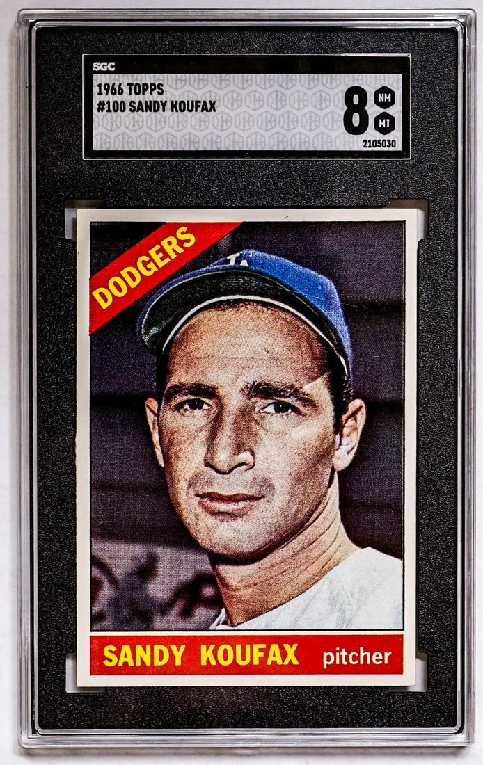 1966 Topps Sandy Koufax SGC 8 Bright/Centered (1 of 2)