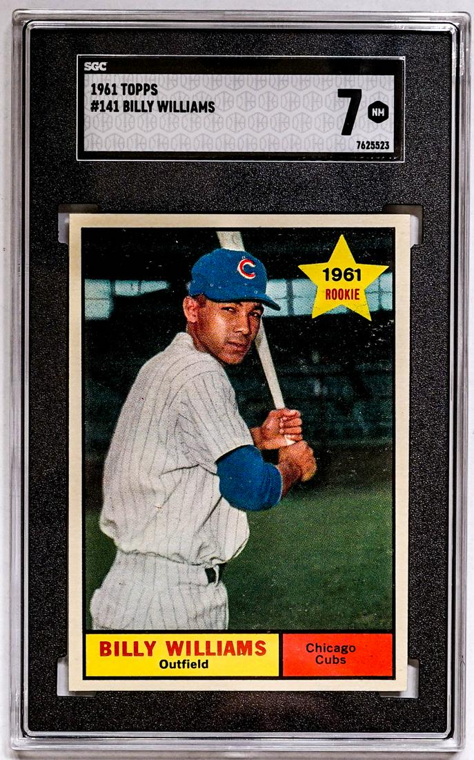 1961 Topps #141 Billy Williams (R) SGC 7 (1 of 2)