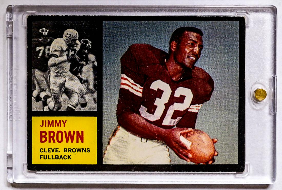 1962 Topps Jim Brown #28 VG/VG-EX (1 of 2)
