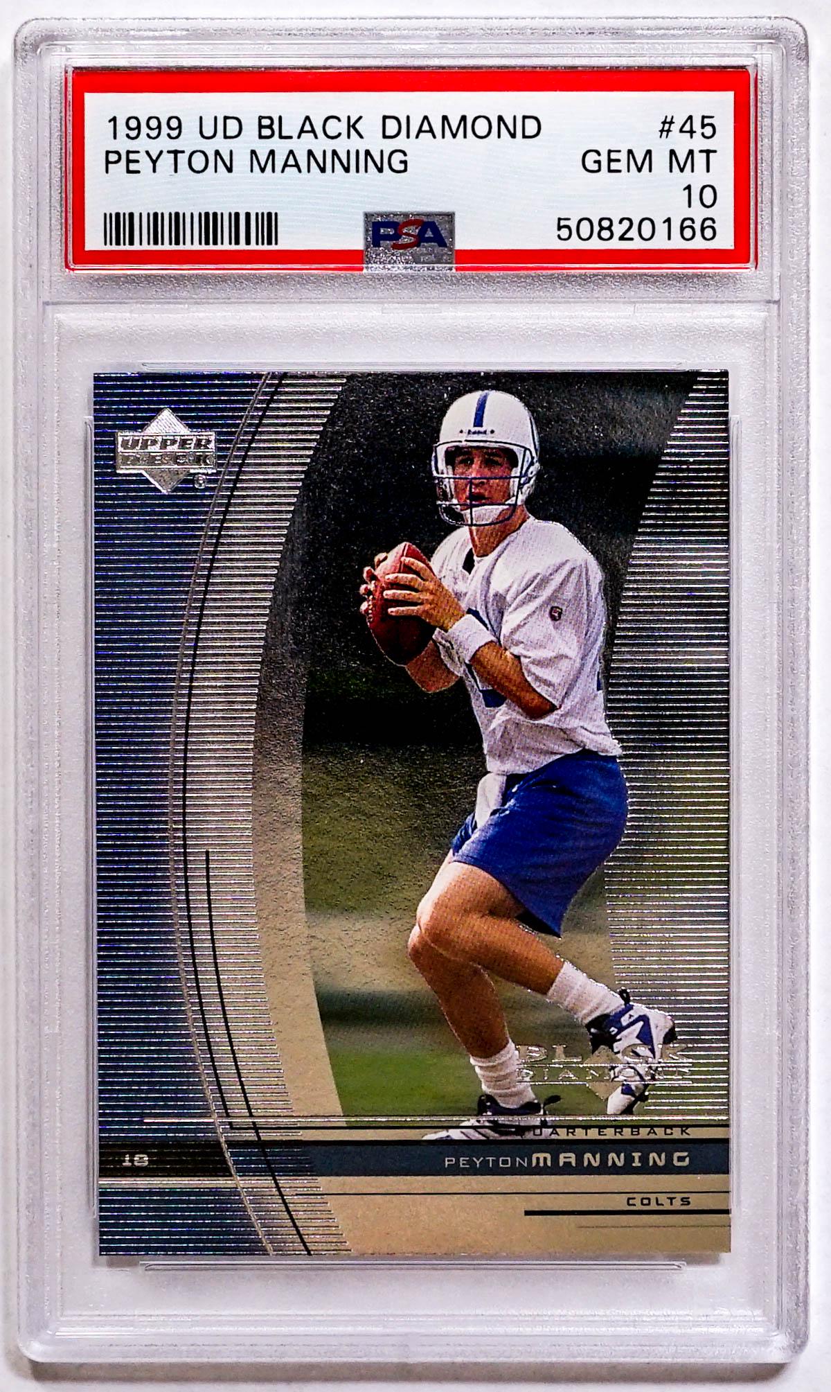 Peyton Manning 1999 UD Black Diamond PSA 10 (1 of 2)