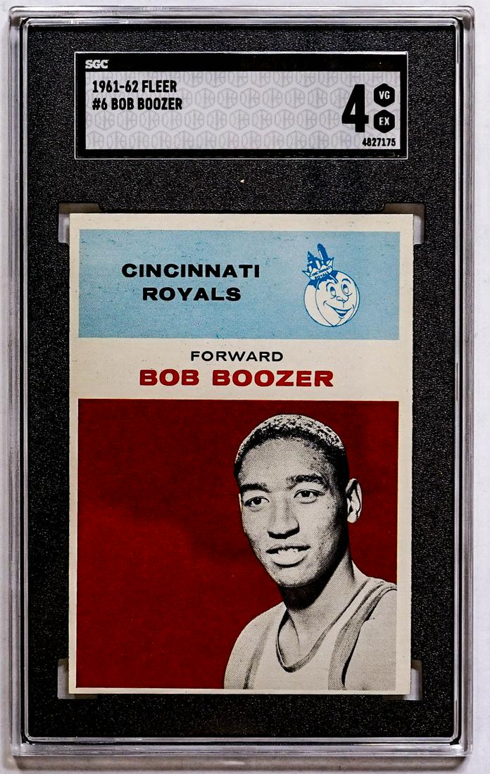 1961-62 Fleer #6 Bob Boozer (R) SGC 4 (1 of 2)