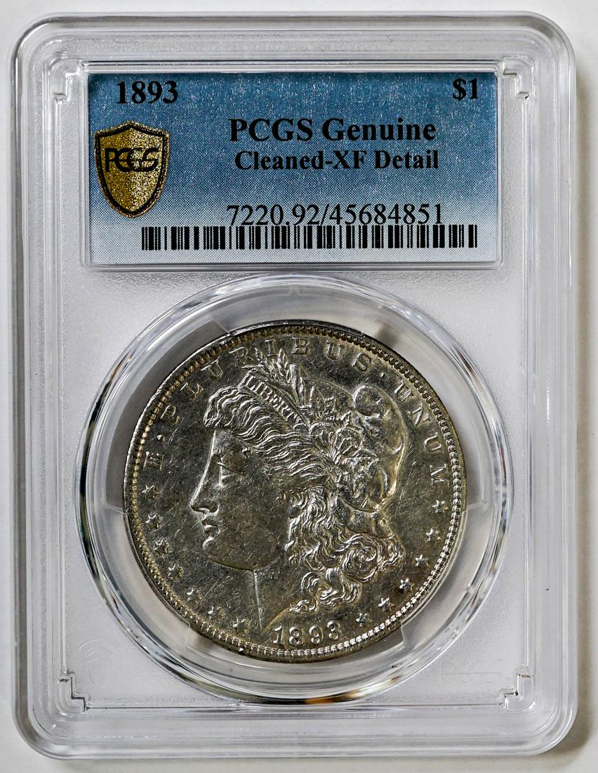 1893 Morgan Silver Dollar PCGS Genuine (1 of 2)