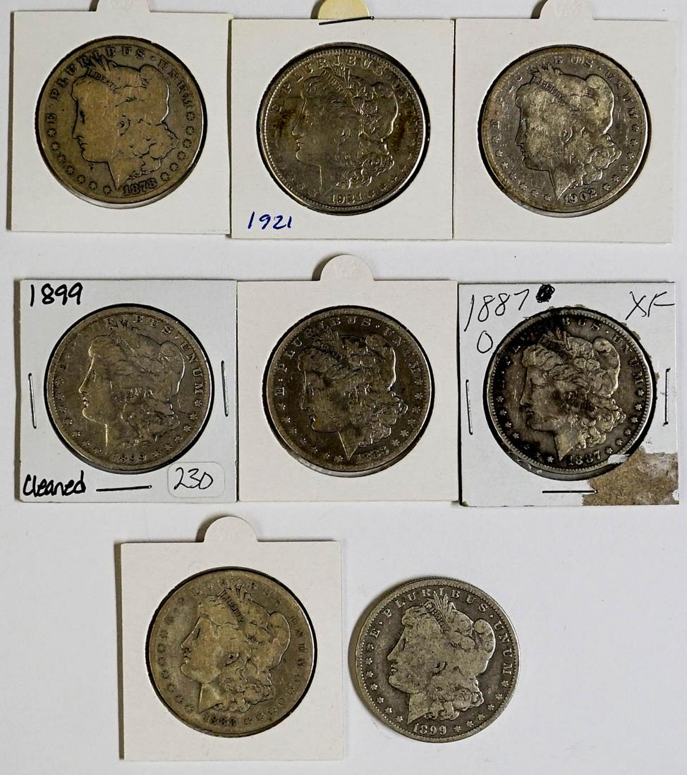 (8) U.S. Morgan Dollars (1 of 2)