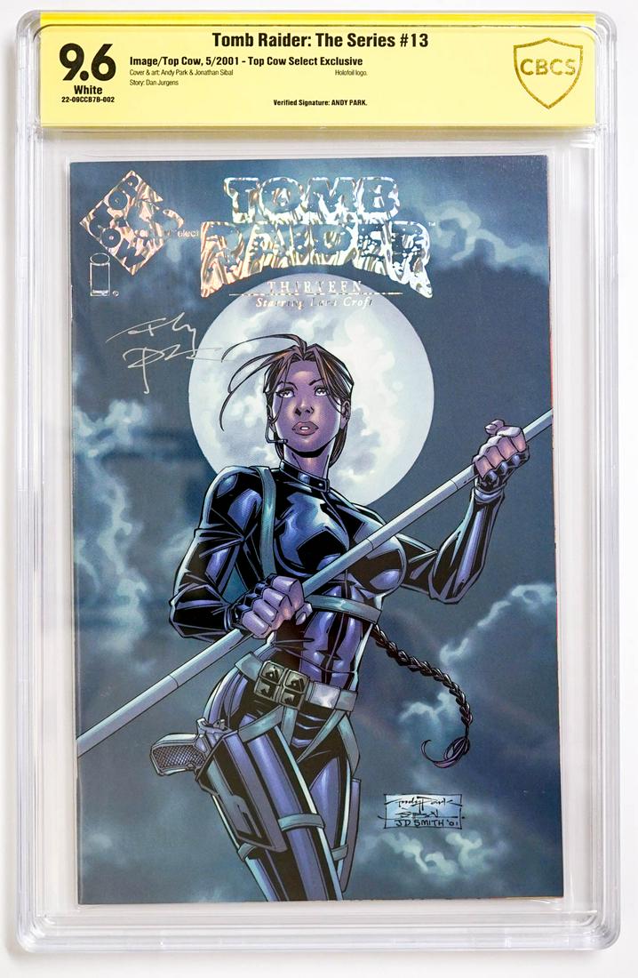 Tomb Raider #1Andy Park Alternate Speckle Signed (1 of 2)