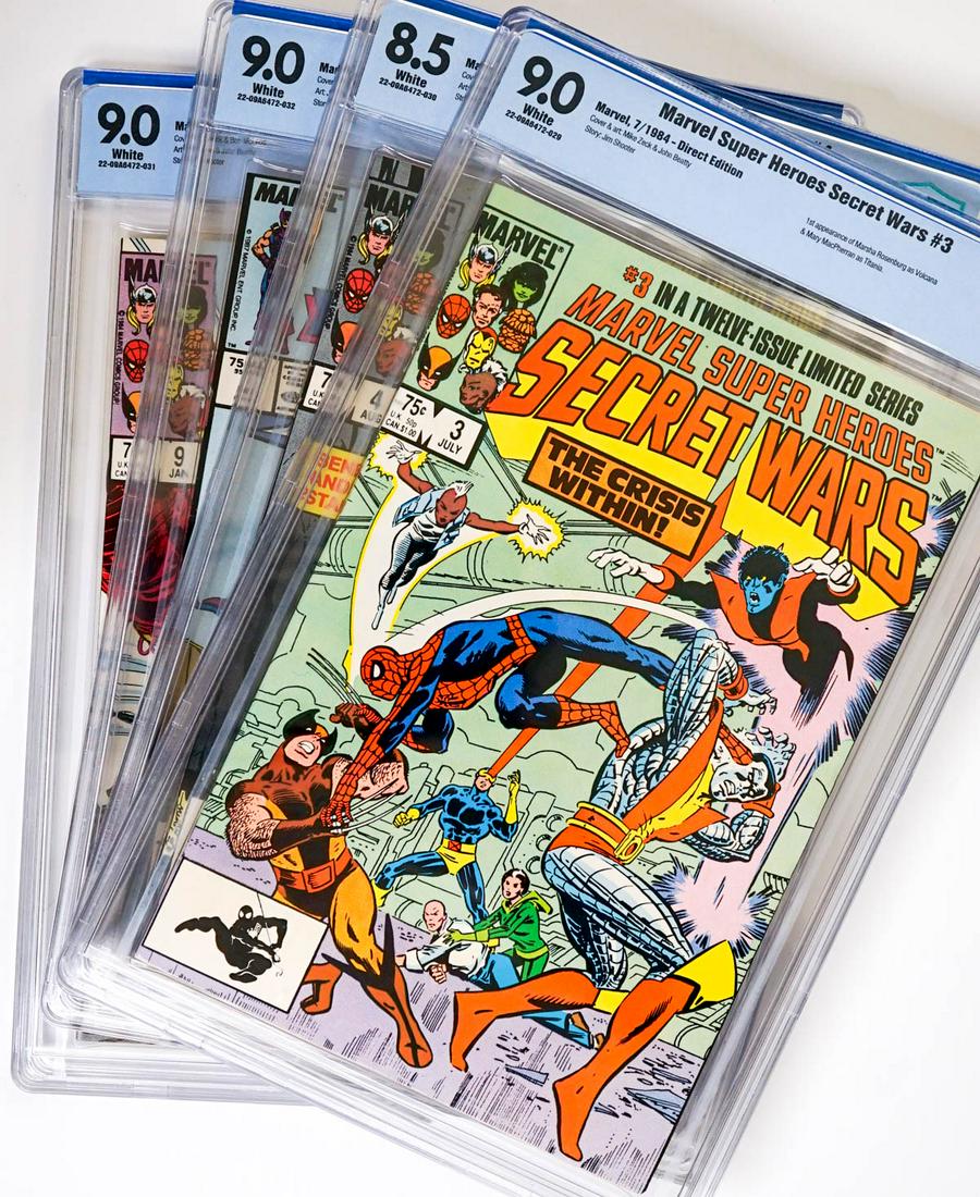 (4) Marvel Graded Comic Books (1 of 5)