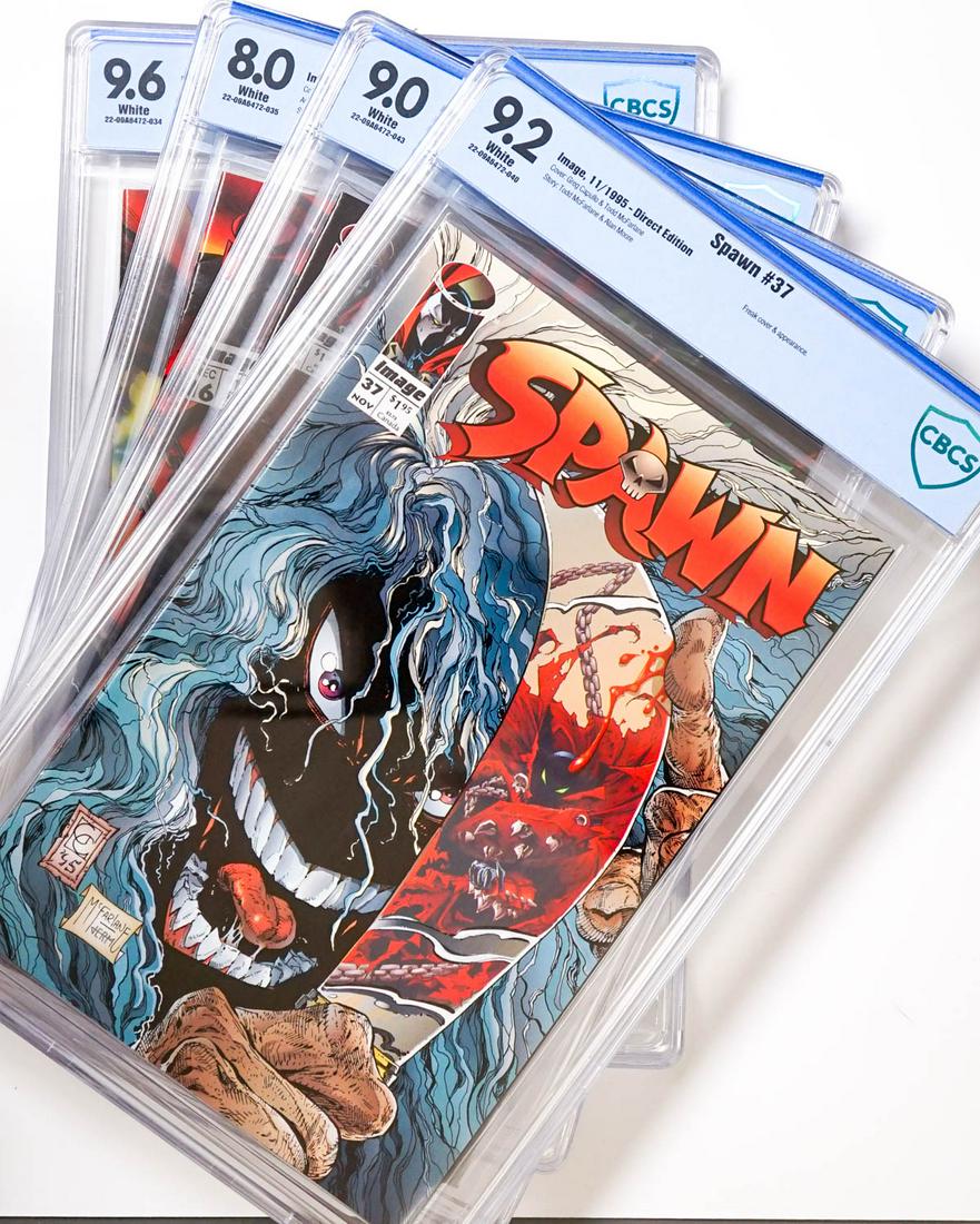 (4) Spawn Graded Comic Books (1 of 5)