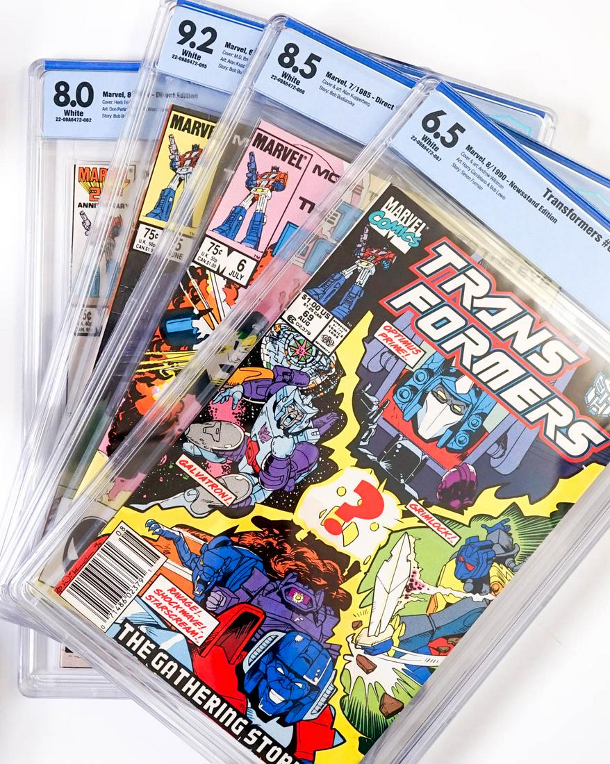 (4) Transformers Graded Comic Books (1 of 5)