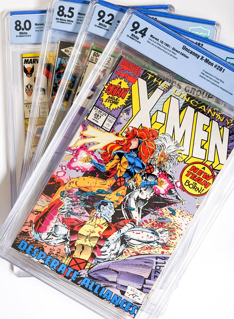 (4) Marvel Graded Comic Books (1 of 5)