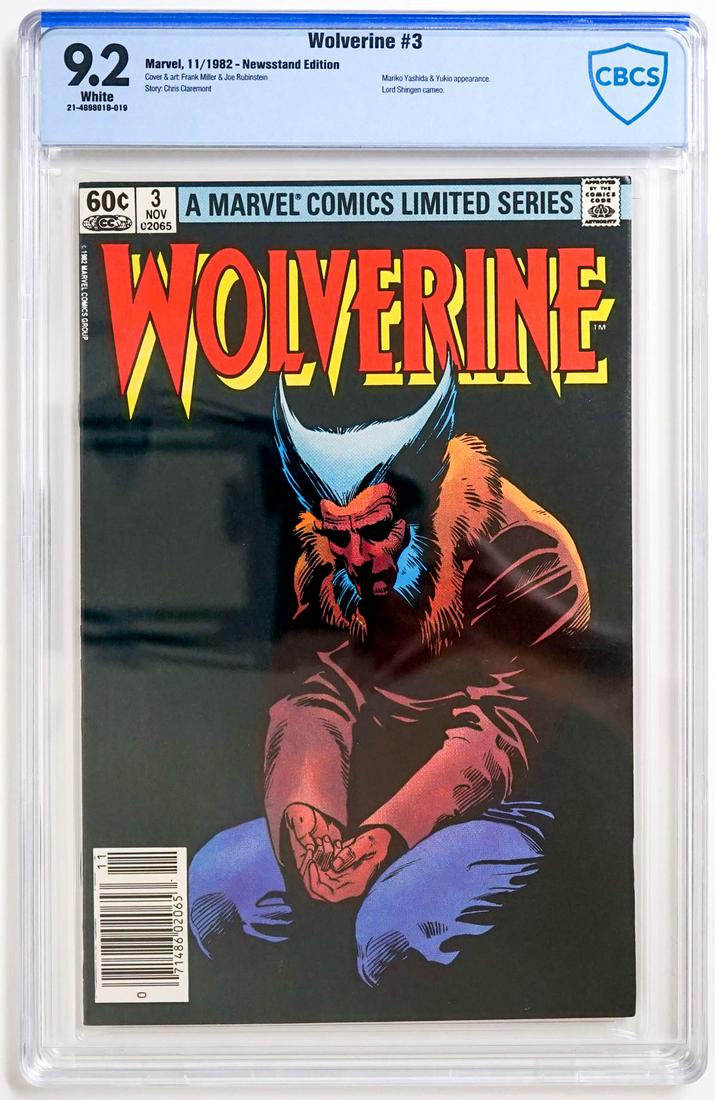 Wolverine #3 Limited (Marvel, 1982) CBCS 9.2 (1 of 2)