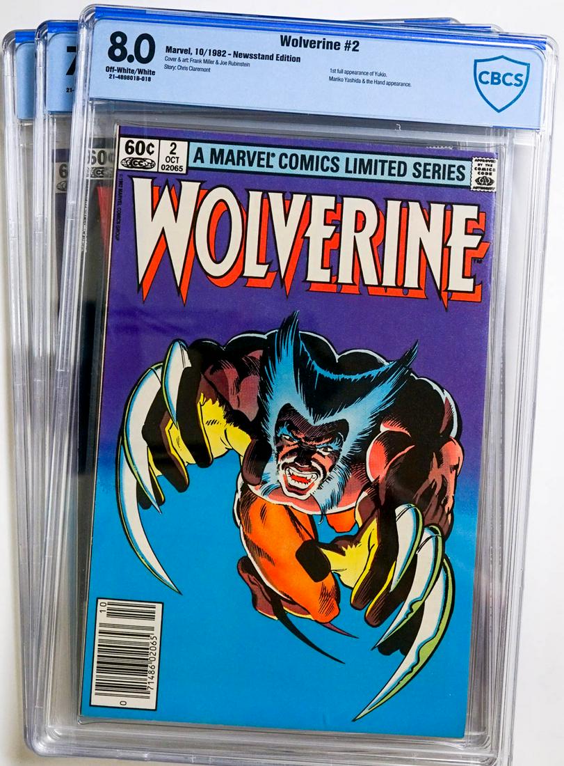 (3) Wolverine Graded Comic Books (1 of 7)