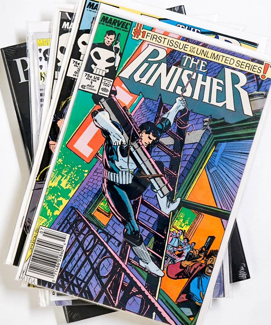 The Punisher 1,2,3 Comic and Circle of Blood (1 of 7)