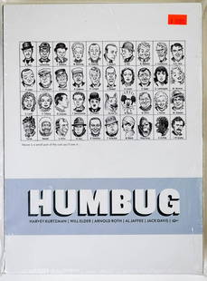 HUMBUG 2 Volume Set [MAD]: HUMBUG 2 volume hardcover set with slipcase. Artists include Harvey Kurtzman, Will Elder, Arnold Roth, Al Jaffee and Jack Davis. Like new. Note this is protected with owners store wrap. Measures 9.625