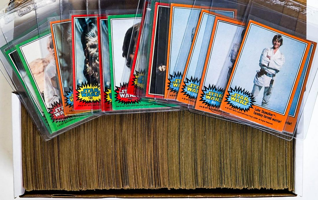 Group of Vintage Star Wars Trading Cards (1 of 3)