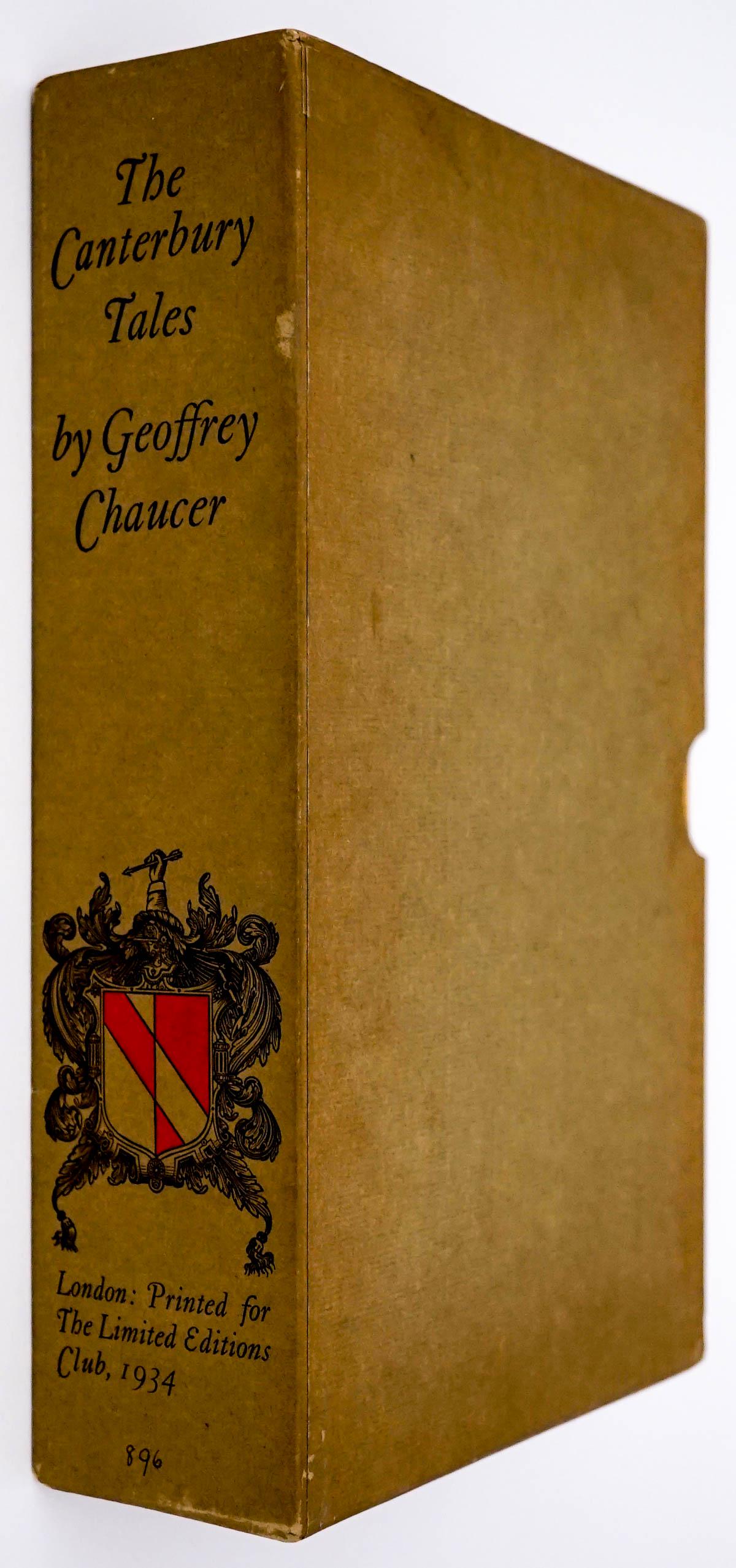 Canterbury Tales by Chaucer 1934 (2V Set) #896 (1 of 16)