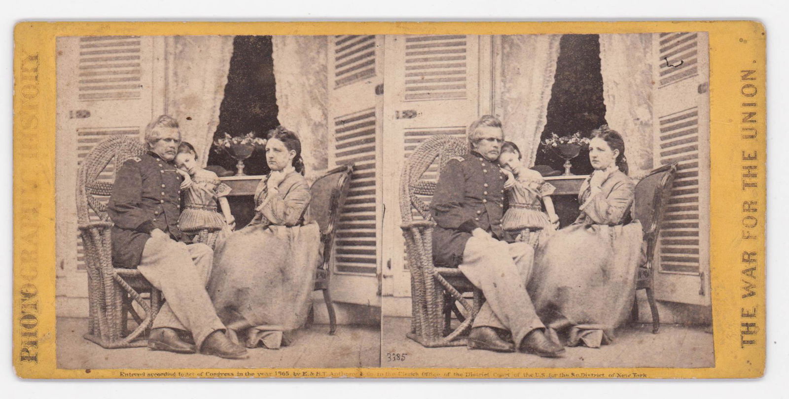 [Antique Stereoview, Civil War] General Ord (1 of 2)