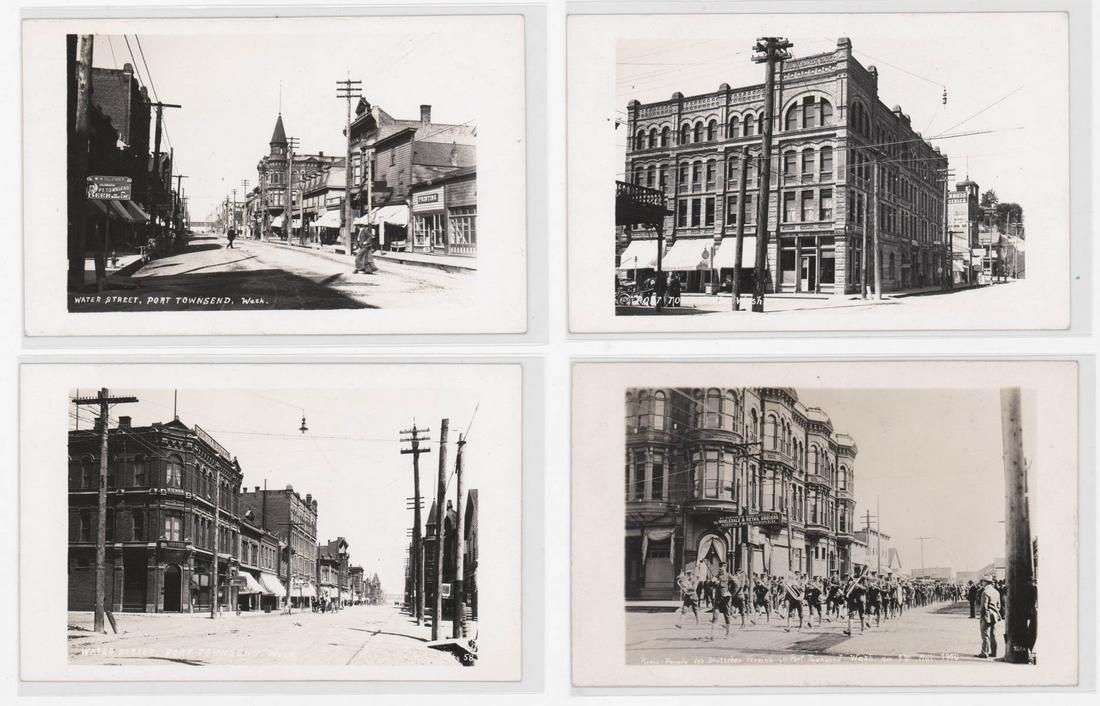 [RPPC, Port Townsend, Torka] Street Scene PC's 4 (1 of 2)