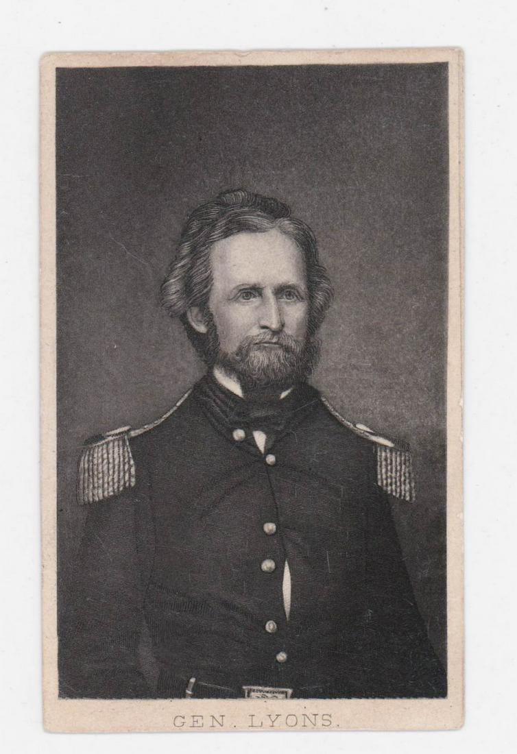 [CDV, Carte de Visite] General Nathaniel Lyon (1 of 2)