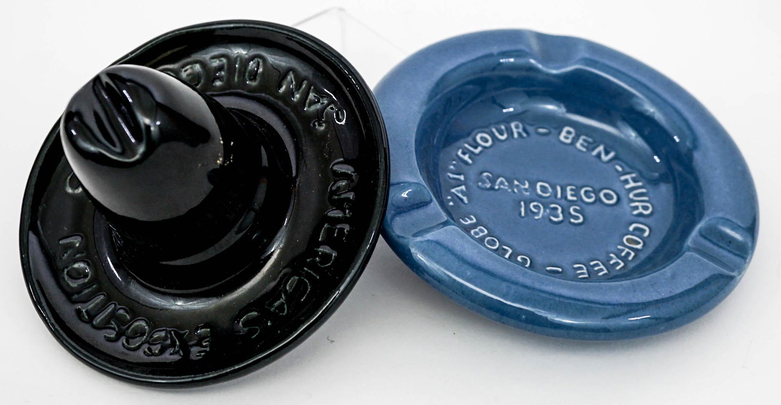 Pacific Pottery San Diego Expo Hat, Melox Ashtray (1 of 7)