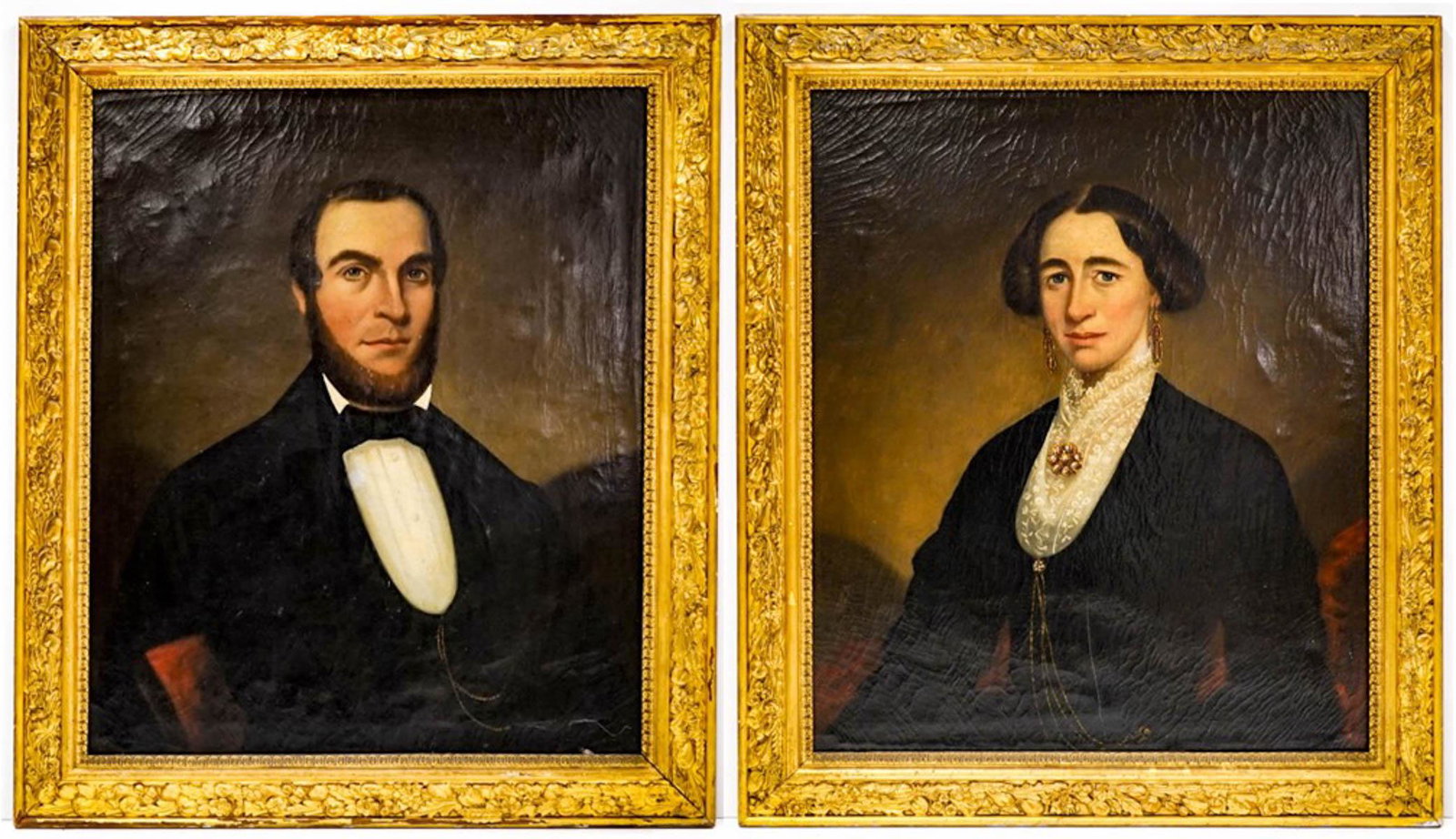 A Pair of Antique Portraits (1 of 7)