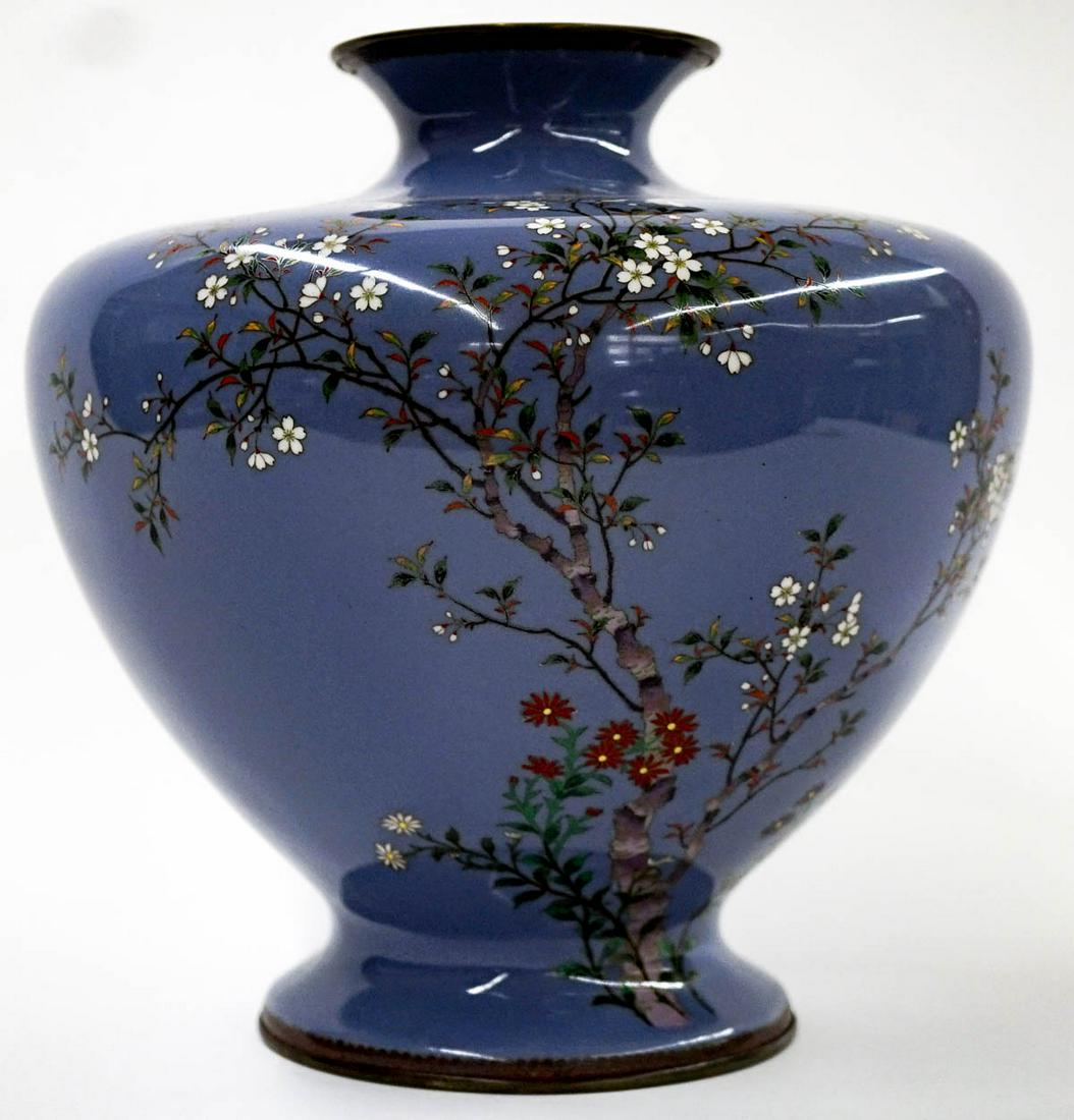 Exceptional Japanese Cloisonne Vase 9 Inches (1 of 10)