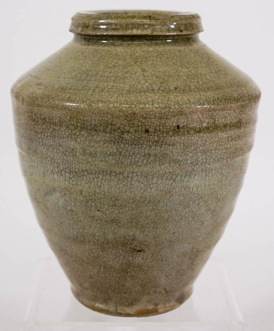 [Asian, Chinese] Very Old Pottery Vase (1 of 8)