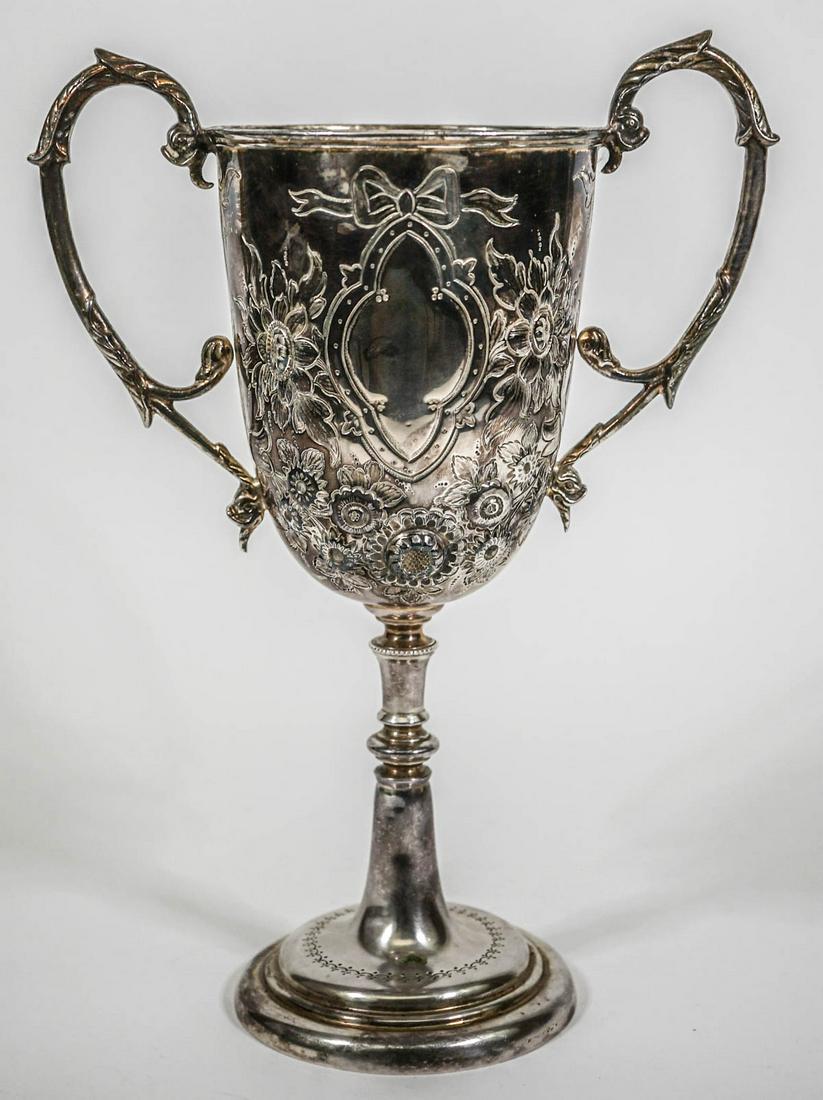 An Early Silver or Silver Plate Loving Cup (1 of 9)