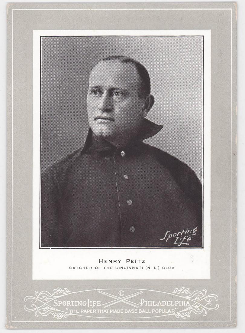 Heine Peitz 1902 Sporting Life Cabinets #514 EX (1 of 2)