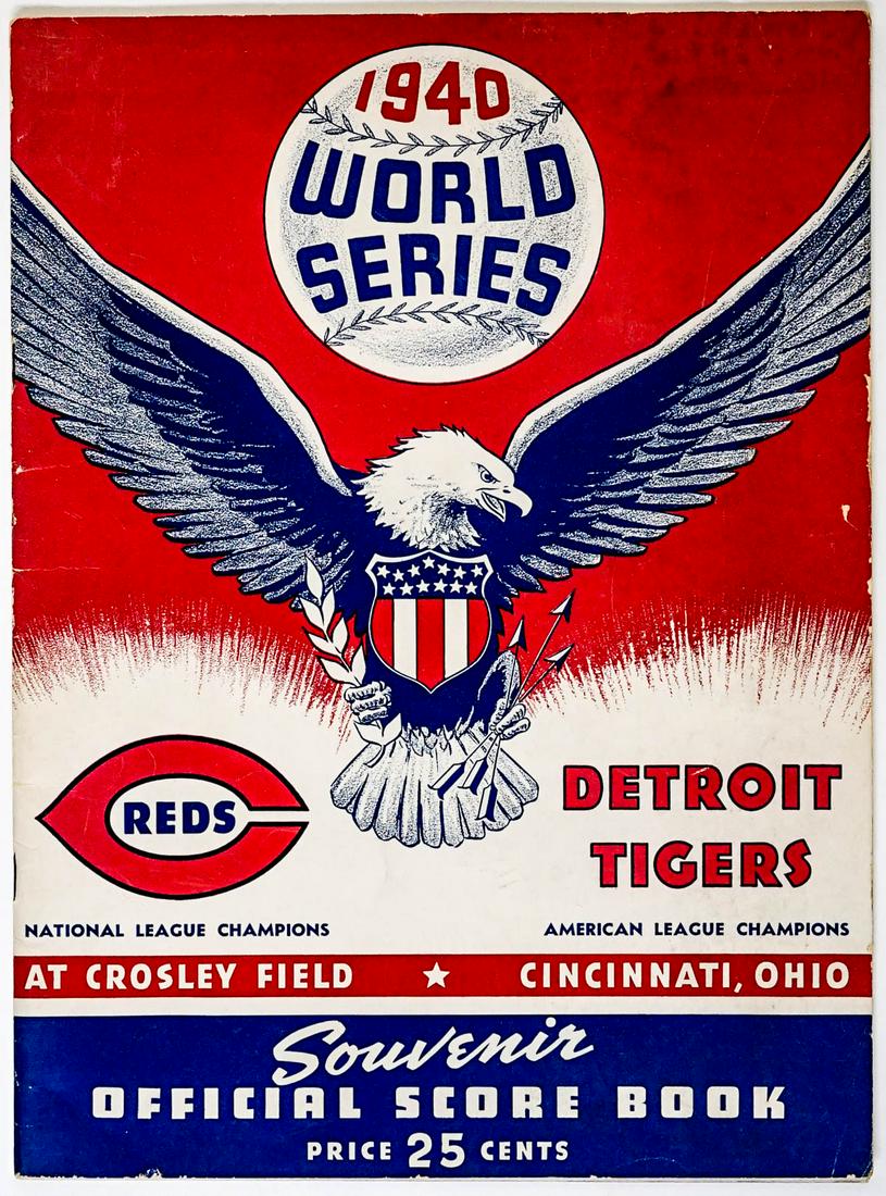 1940 World Series Program (1 of 2)