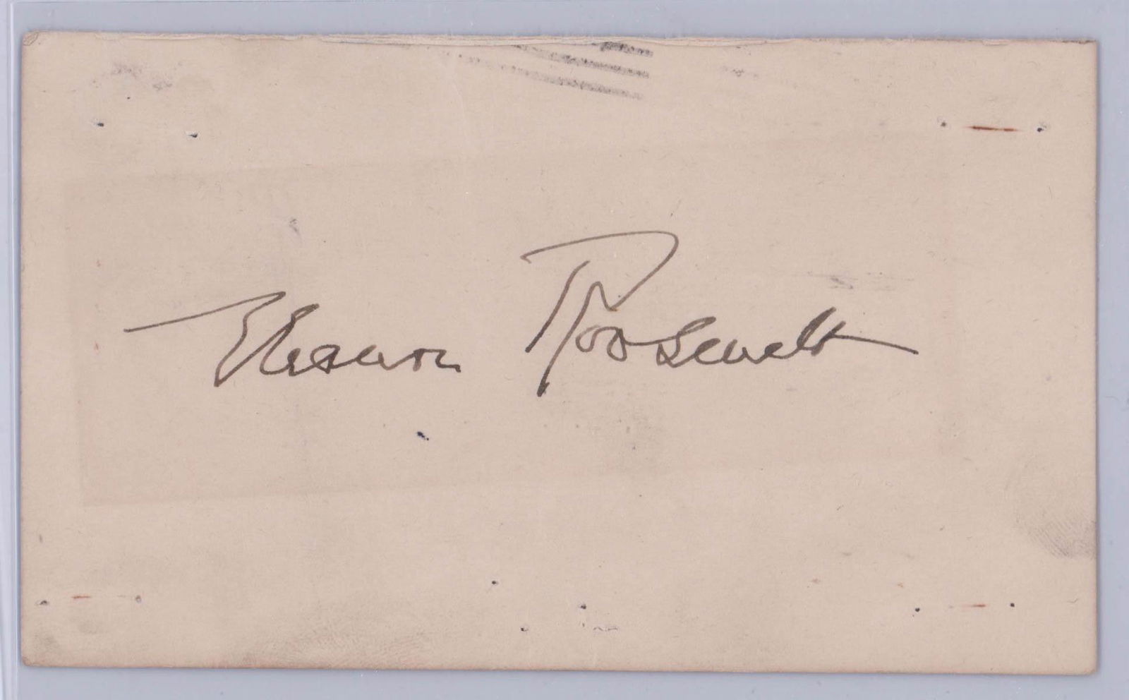 Eleanor Roosevelt Signed GPC James Spence COA (1 of 2)