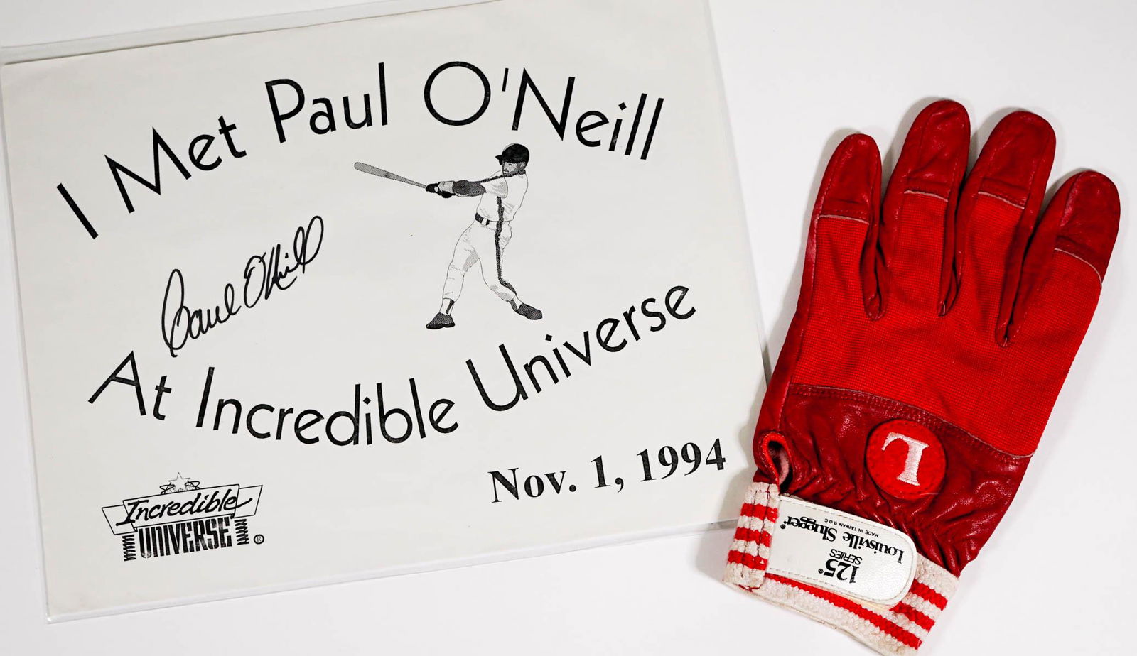 Paul O'Neill Signed Game-Used Batting Glove (1 of 5)