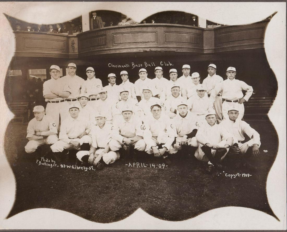 1909 Cincinnati Reds Type I Team Photo 12 x 14 (1 of 3)