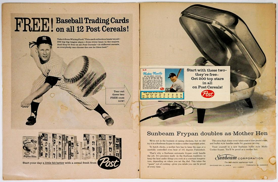 Mickle Mantle & Roger Maris Post Baseball Cards (1 of 6)