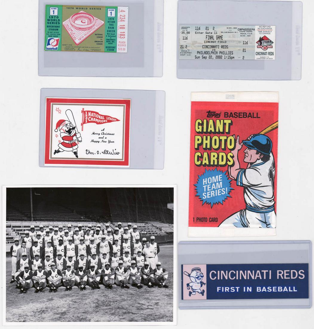 Cincinnati Reds Memorabilia (1 of 13)