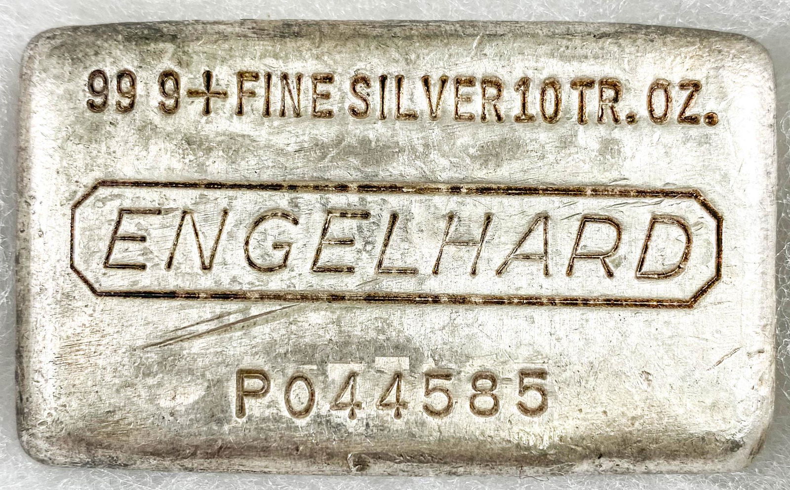 Engelhard Ten Ounce .999 Silver Bar (1 of 2)