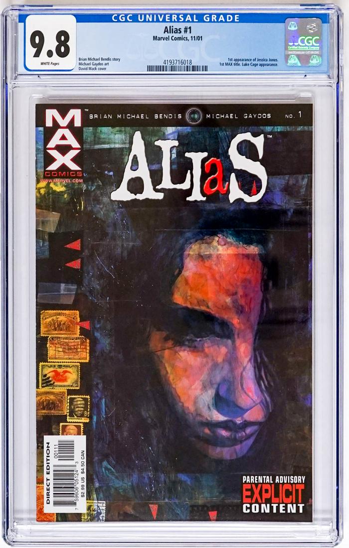 Alias #1 [Marvel, 2001] CGC 9.8 (1 of 2)
