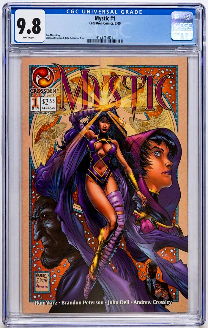 Mystic #1 [CrossGen, 2000] CGC 9.8: Mystic #1 [CrossGen, 2000] CGC 9.8. Auctioneers note: This comic book was consigned to GZ Auctions in the raw form and I personally submitted this for grading and encapsulation. All graded comic books