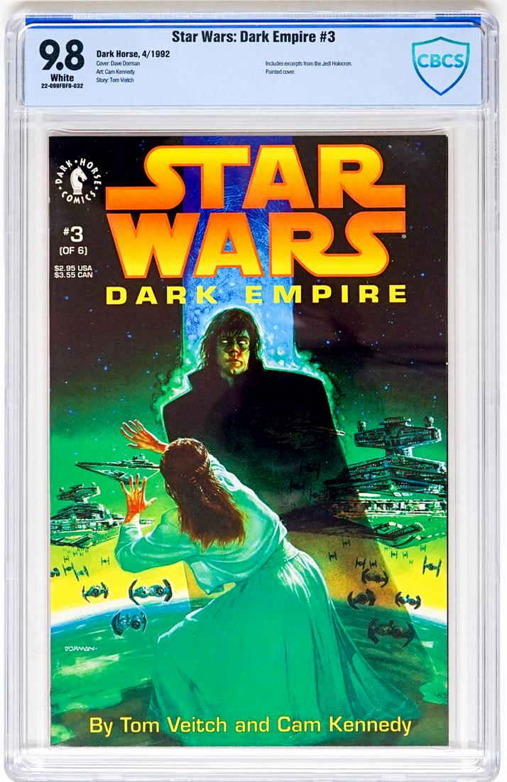 Star Wars: Dark Empire #3 CBCS 9.8 (1 of 2)