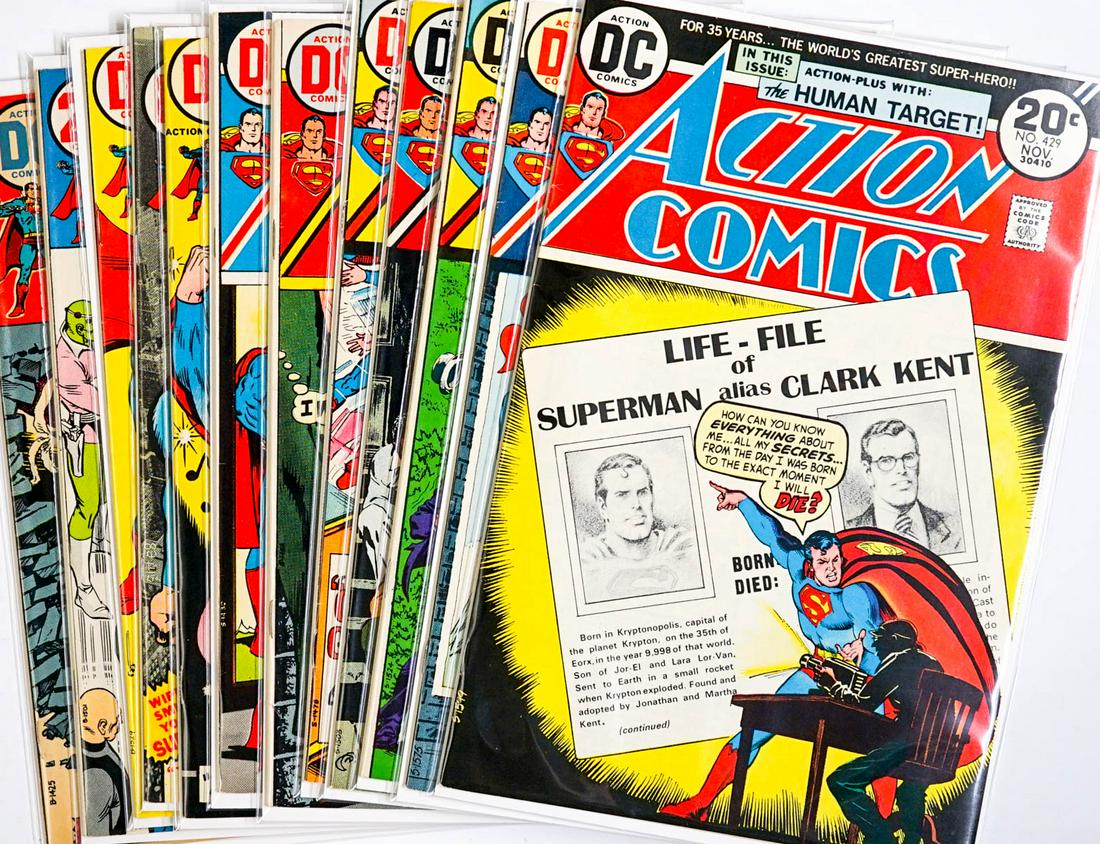 Action [DC] Vintage Comic Books in High Grade 12 (1 of 13)