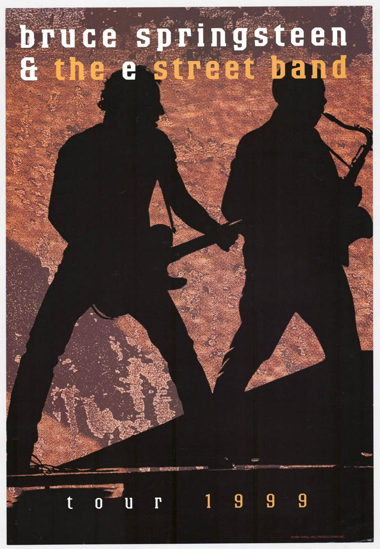 Bruce Springsteen, E Street Band 1999 Tour Poster (1 of 2)
