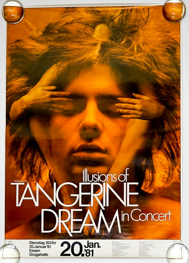 Tangerine Dream Concert Tour 1981 Poster (1 of 2)