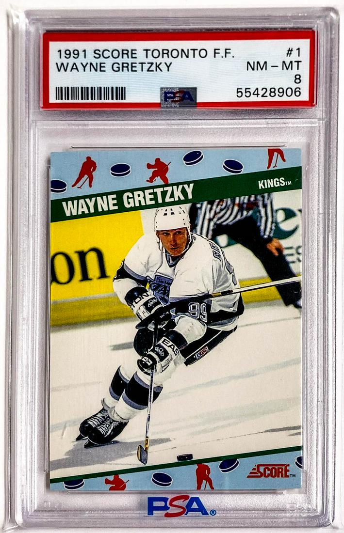 1991 Score Toronto Fan Fest WAYNE GRETZKY PSA 8 (1 of 2)